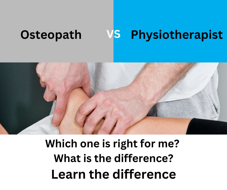 Osteopath vs physiotherapist